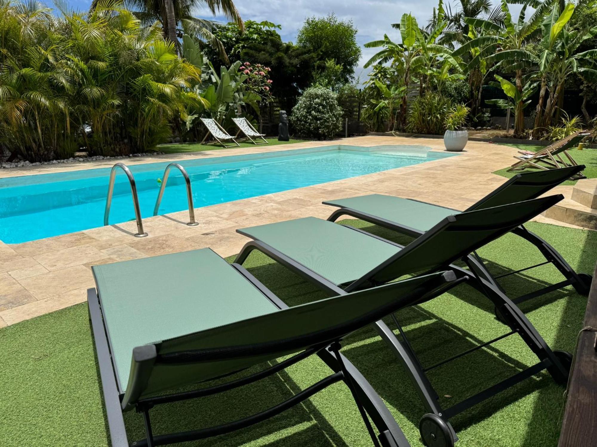 La Bananeraie Apt 35M2 Piscine Jardin Tropical Parking Prive Saint-Leu Exterior foto